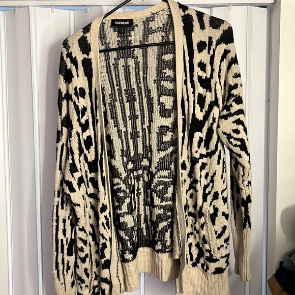 [Express] EUC Animal Print Cardigan - Picture 1 of 1